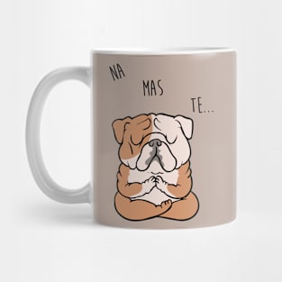 NAMASTE English Bulldog Mug